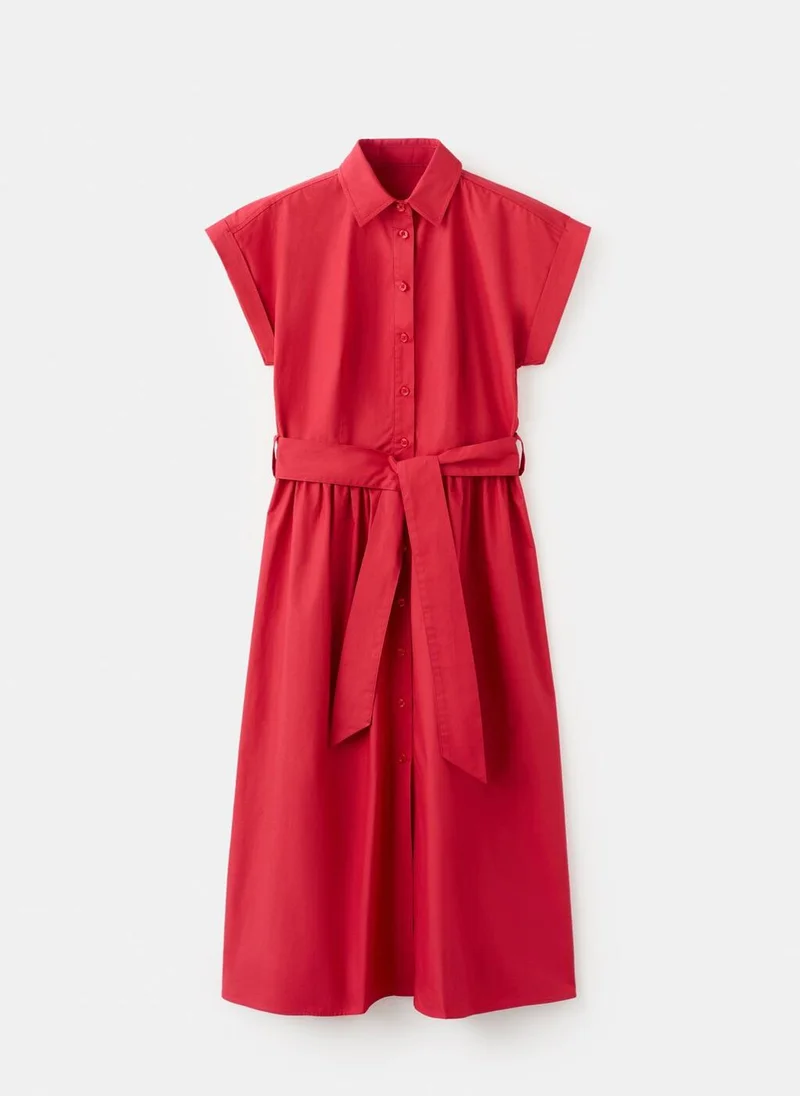 MANGO  Belt shirt dress for Women | Best Price UAE